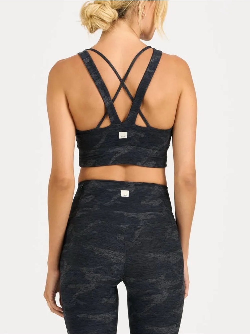 Vuori Elevation Bra Women's  Sz L In Black Camo